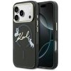 Etui Karl Lagerfeld IML Choupettes Karl  Script Logo MagSafe do iPhone 17 Pro Max czarny